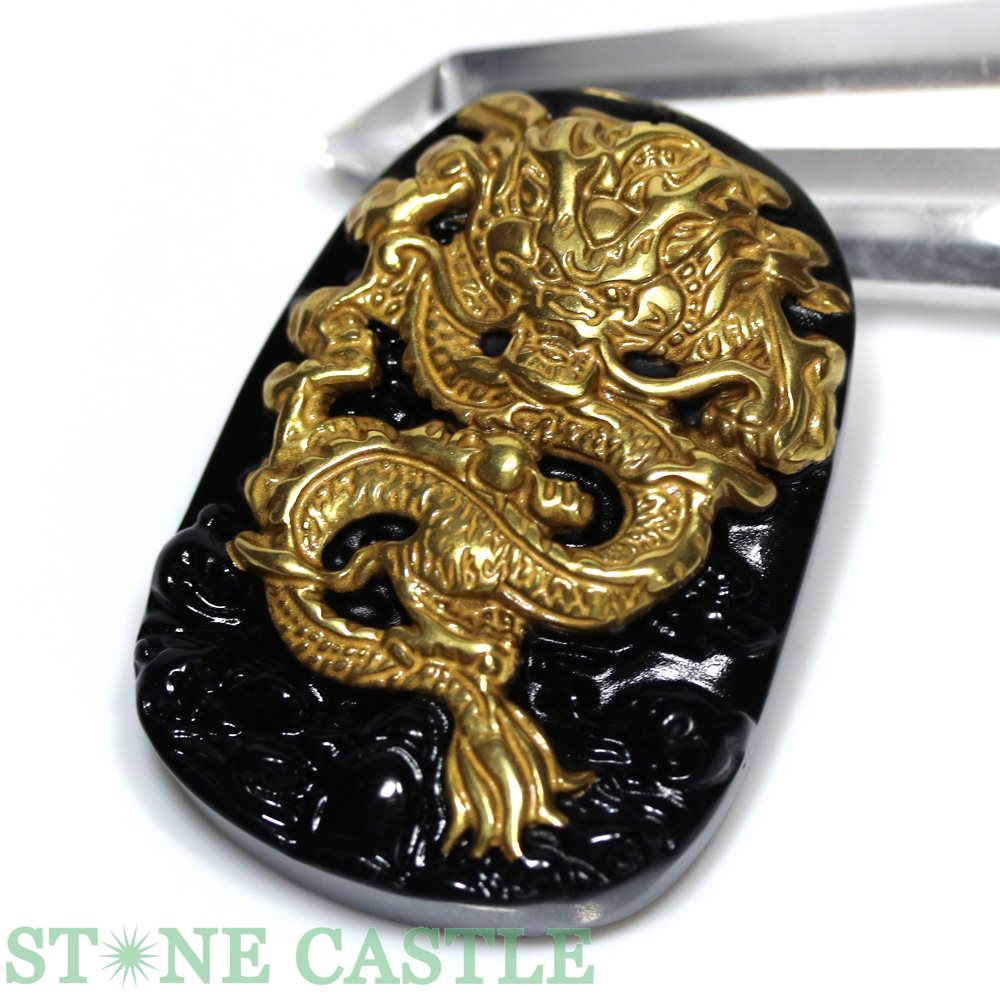 楽天市場】☆高品質☆【ペンダント】ゴールデンオブシディアン ハート