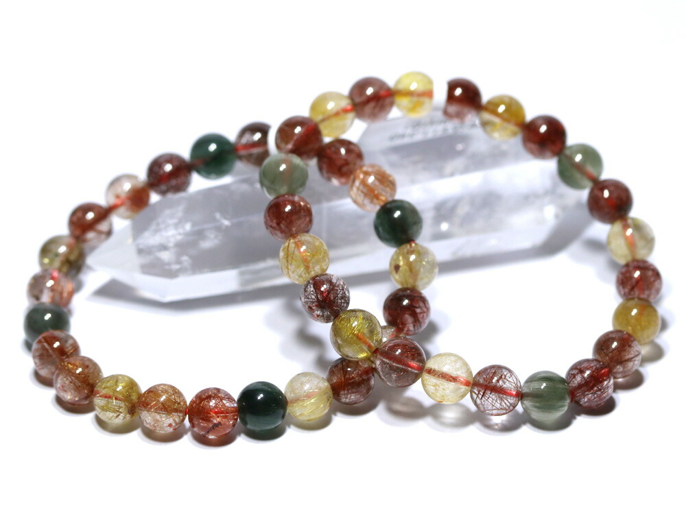 楽天市場】☆高品質☆【ブレスレット】福禄寿ルチルクォーツ (3A) (約