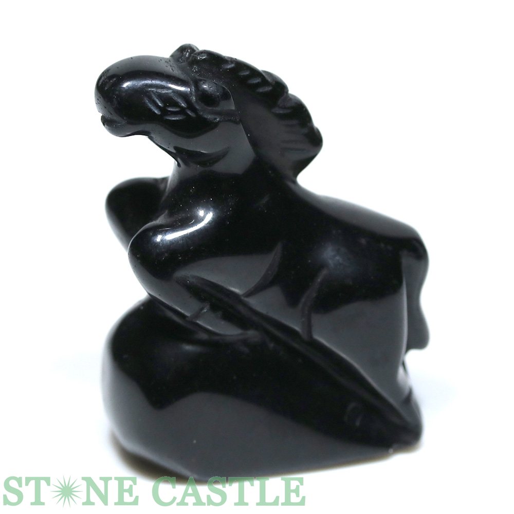 楽天市場】【彫刻置物】馬 約50×40mm 各種【パワーストーン 天然石
