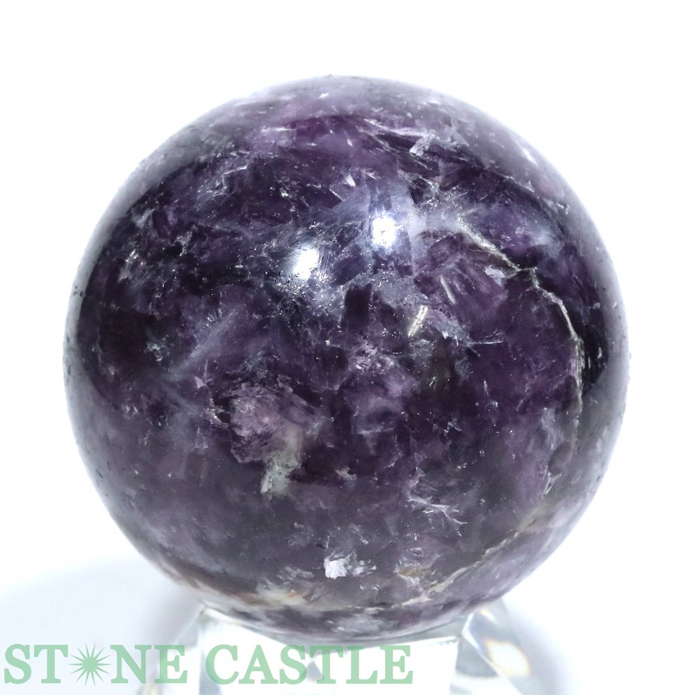 ☆一点物☆【置き石】丸玉 レピドライト 約74mm No.40【パワーストーン 天然石 アクセサリー レディース メンズ】