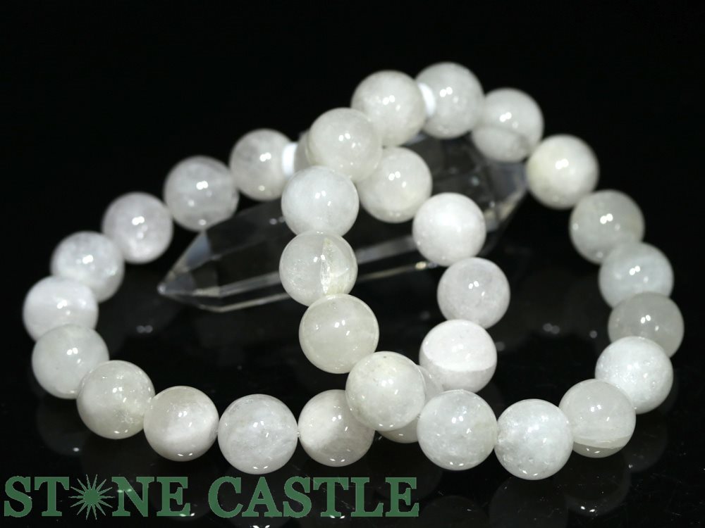 ☆高品質☆【ブレスレット】ダンビュライト(3A)(約13~13.5mm)(鑑別済)(ケース付)【パワーストーン天然石アクセサリーレディースメンズ】