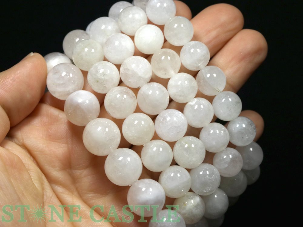 ☆高品質☆【ブレスレット】ダンビュライト(3A)(約13~13.5mm)(鑑別済)(ケース付)【パワーストーン天然石アクセサリーレディースメンズ】