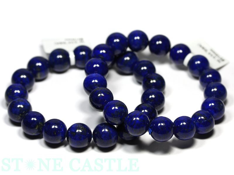 ☆高品質☆【ブレスレット】ラピスラズリ (5A) (約12.5～13mm) (ケース付) 【パワーストーン 天然石 アクセサリー レディース メンズ】