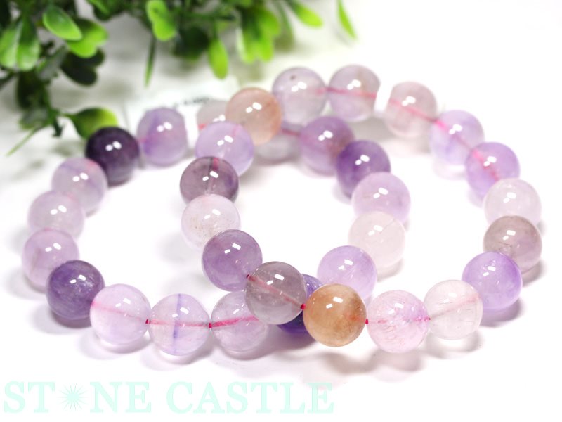 ☆高品質☆【ブレスレット】スーパーセブン (A) (約14mm) 【パワーストーン 天然石 アクセサリー レディース メンズ】|パワーストーン 石流通センター