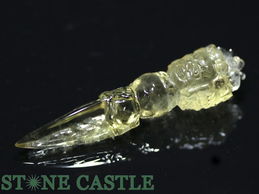 ☆一点物☆【開運＆風水アイテム】密教法具 黄水晶 プルパ No.03 【パワーストーン 天然石 アクセサリー】