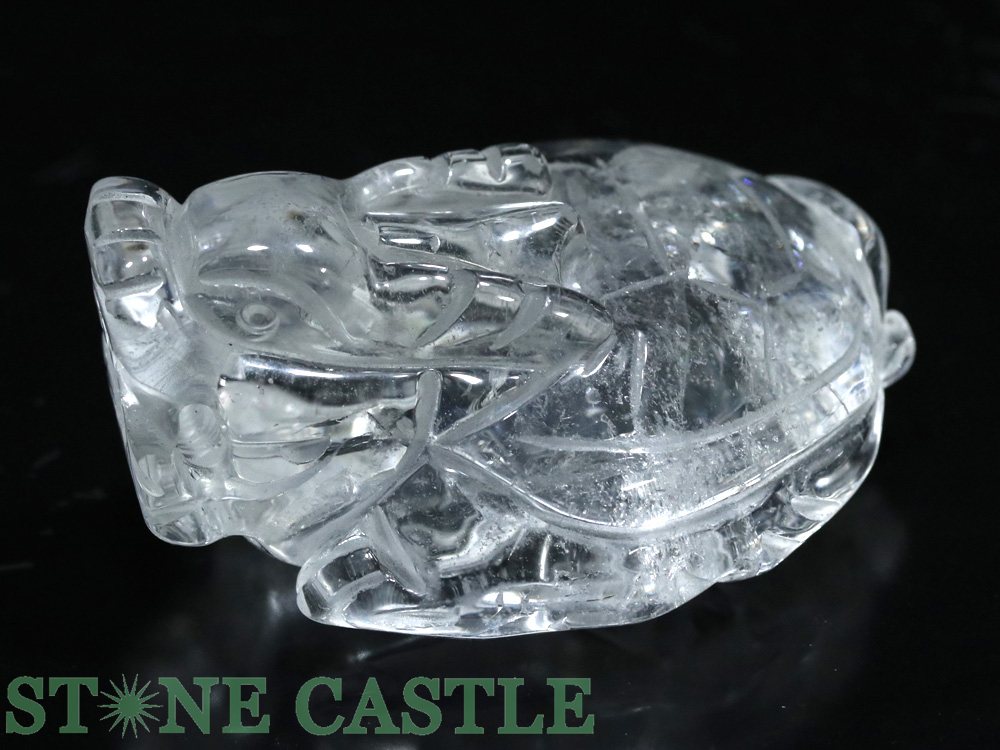 楽天市場】【彫刻置物】龍亀(ろんぐい) オブシディアン(黒曜石) (大