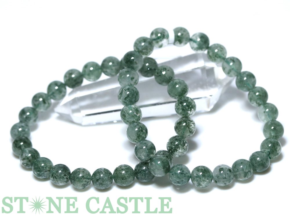 楽天市場】☆高品質☆【ブレスレット】モスグリーンガーデンクォーツ