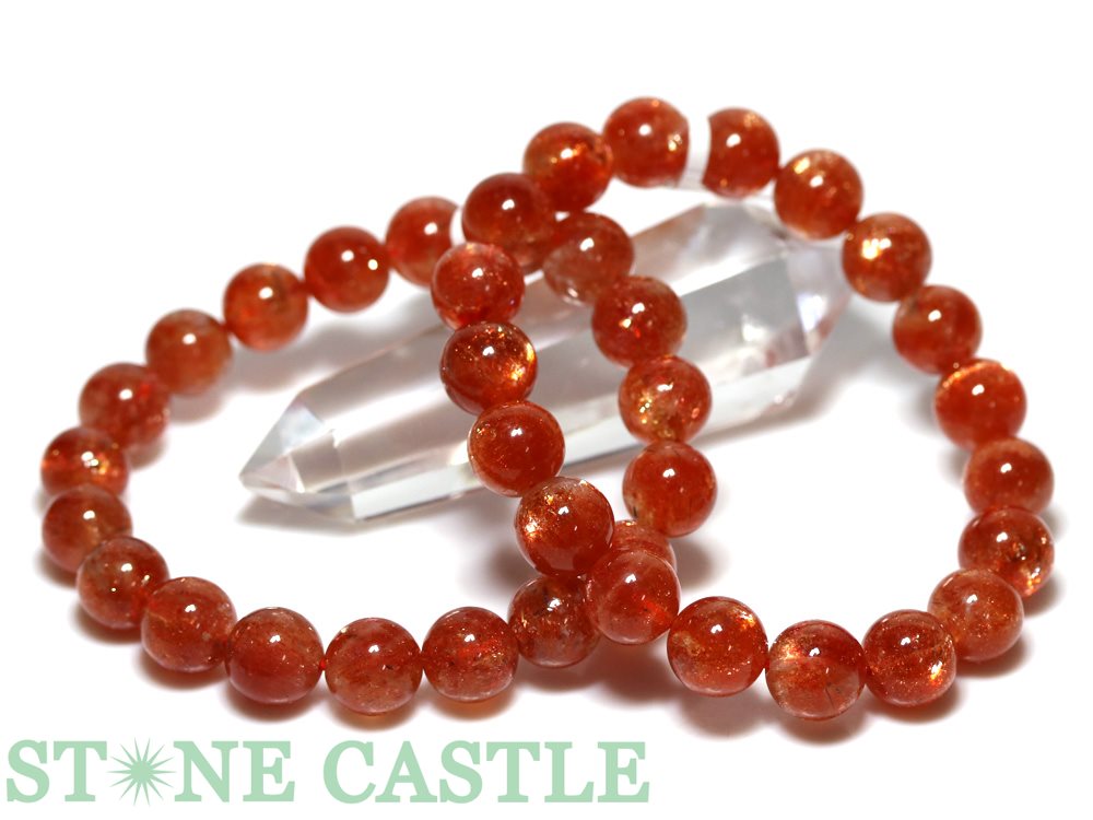 超高品質のサンストーンのデザインブレスレット。 超高品質のサンストーンのデザインブレスレット。 高品質]サンストーン