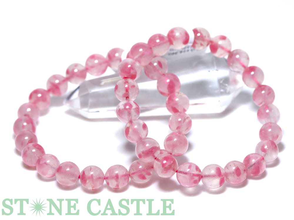 楽天市場】☆高品質☆【ブレスレット】桜ピンクロードナイト (3A