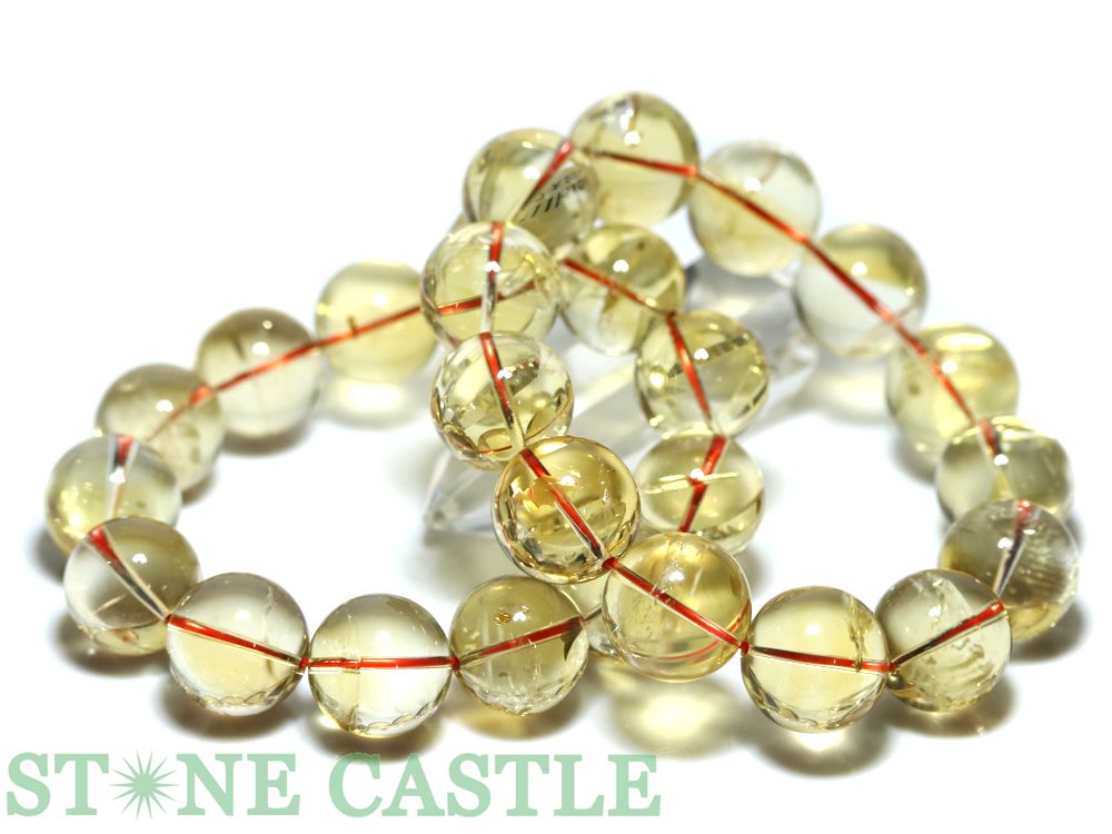 ☆高品質☆【ブレスレット】天然シトリン アイリスクォーツ (2A) (約18mm) (ケース付)【パワーストーン 天然石 アクセサリー レディース メンズ】