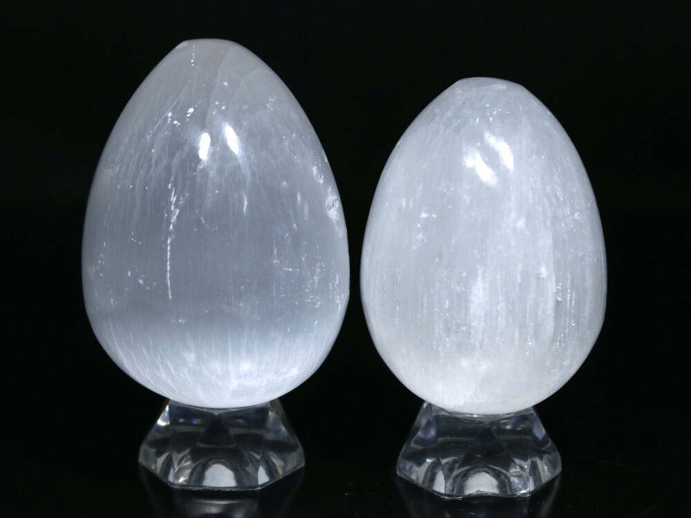 楽天市場】天然石 モロッコ産 セレナイト たまご型 置き石【置石