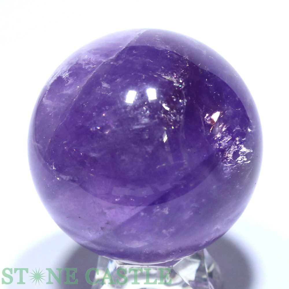 ☆一点物☆【置き石】丸玉 アメトリン (EX) (レインボー入り) 約54mm No.03【パワーストーン 天然石 アクセサリー】
