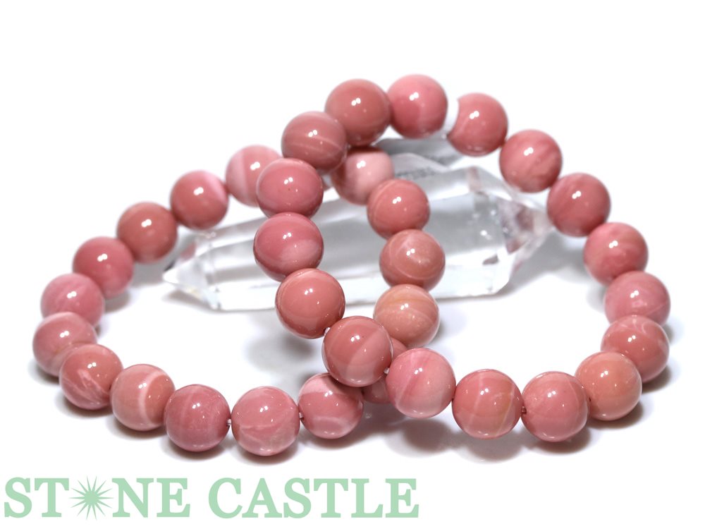 ☆高品質☆【ブレスレット】桜ピンクオパール (2A) (ペルー産) (約12.5～13mm) 【パワーストーン 天然石 アクセサリー レディース メンズ】