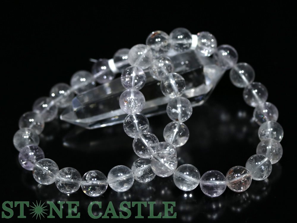 ☆高品質☆【ブレスレット】ハーキマーダイヤモンド (2A) (アメリカニューヨーク産) (約11.5～12mm) 【パワーストーン 天然石 アクセサリー レディース メンズ】