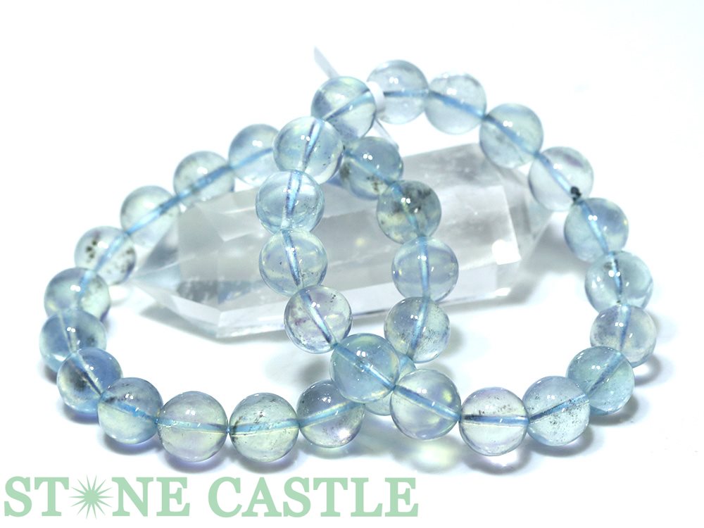 ☆高品質☆【ブレスレット】カラーチェンジアクアマリン (3A) (約12～12.5mm)【パワーストーン 天然石 アクセサリー レディース メンズ】