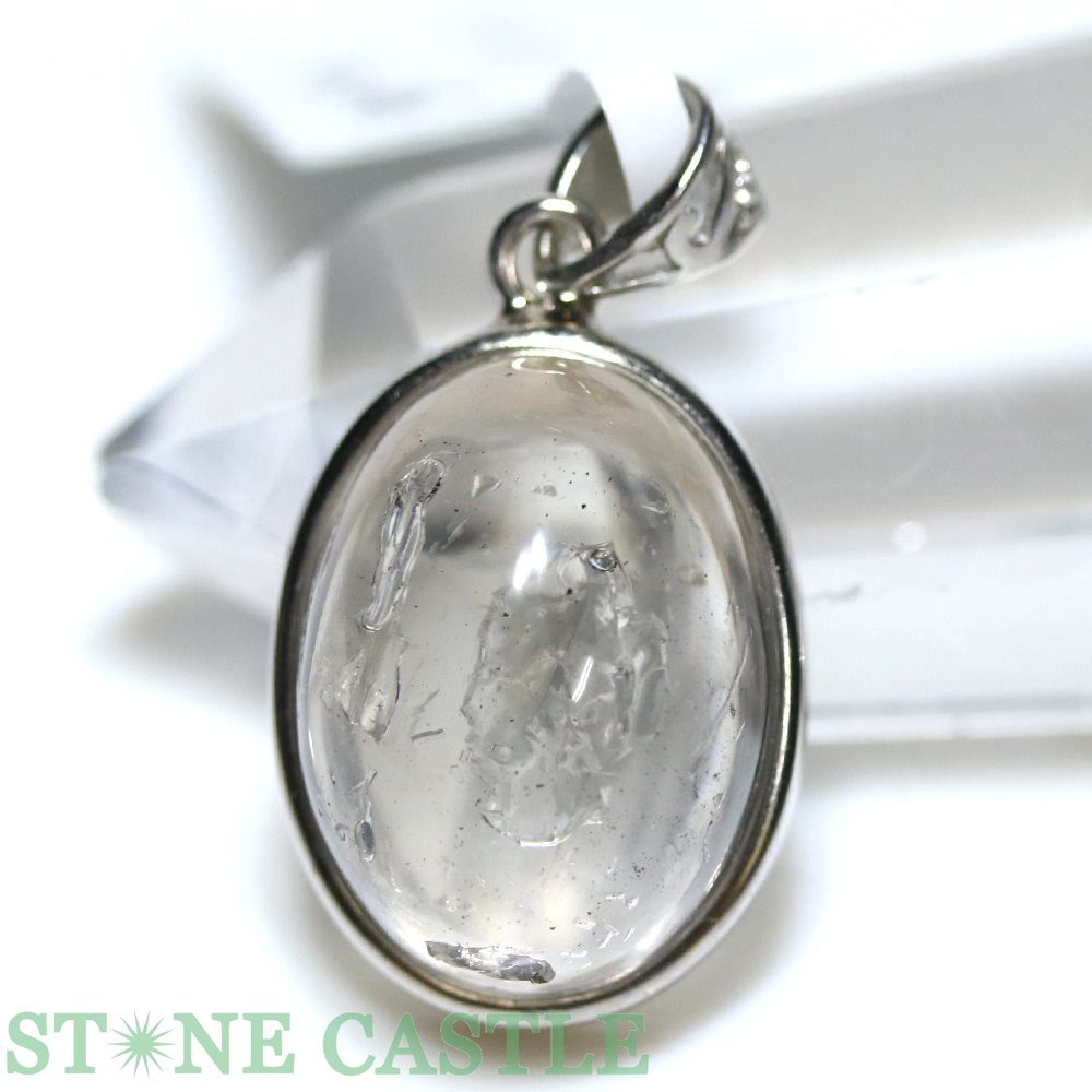 ☆一点物☆【ペンダント】水入り水晶 (大) No.26 【パワーストーン 天然石 アクセサリー レディース メンズ】