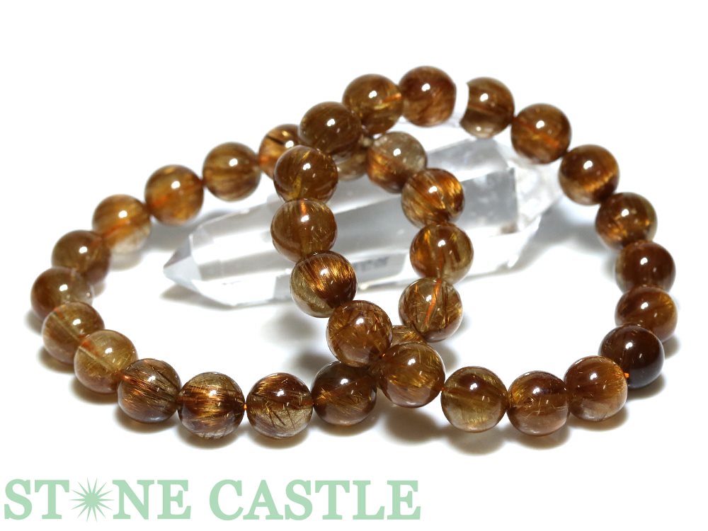 楽天市場】☆高品質☆【ブレスレット】レッドタイチンルチルクォーツ