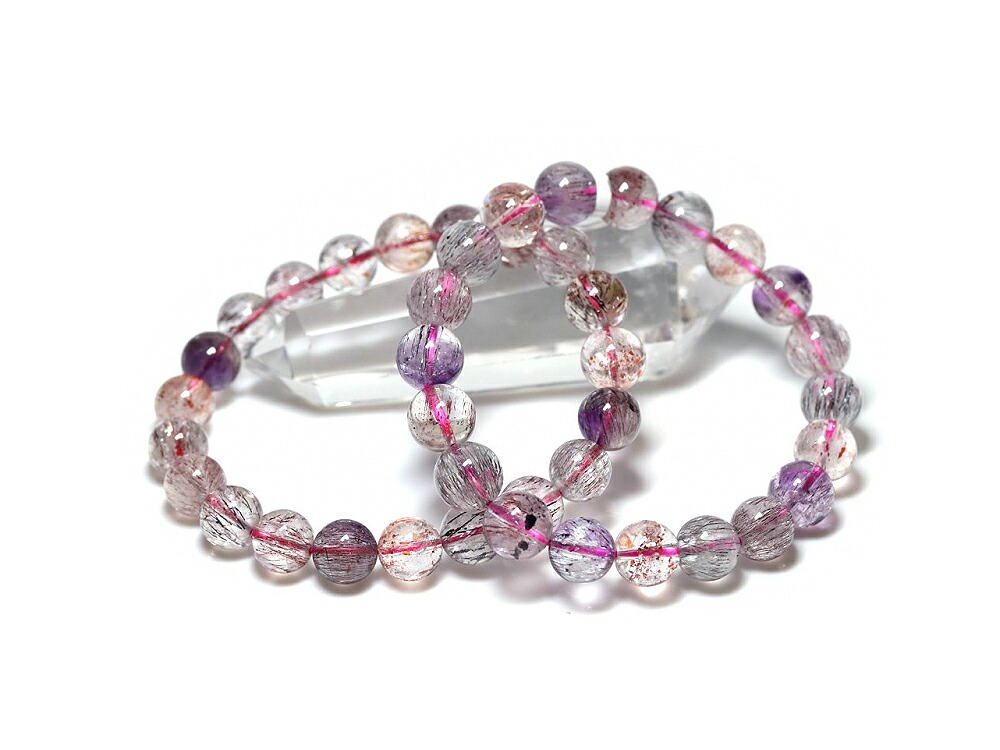 ☆高品質☆【ブレスレット】スーパーセブン (4A) (約9～9.5mm) 【パワーストーン 天然石 アクセサリー レディース メンズ】 26,825円