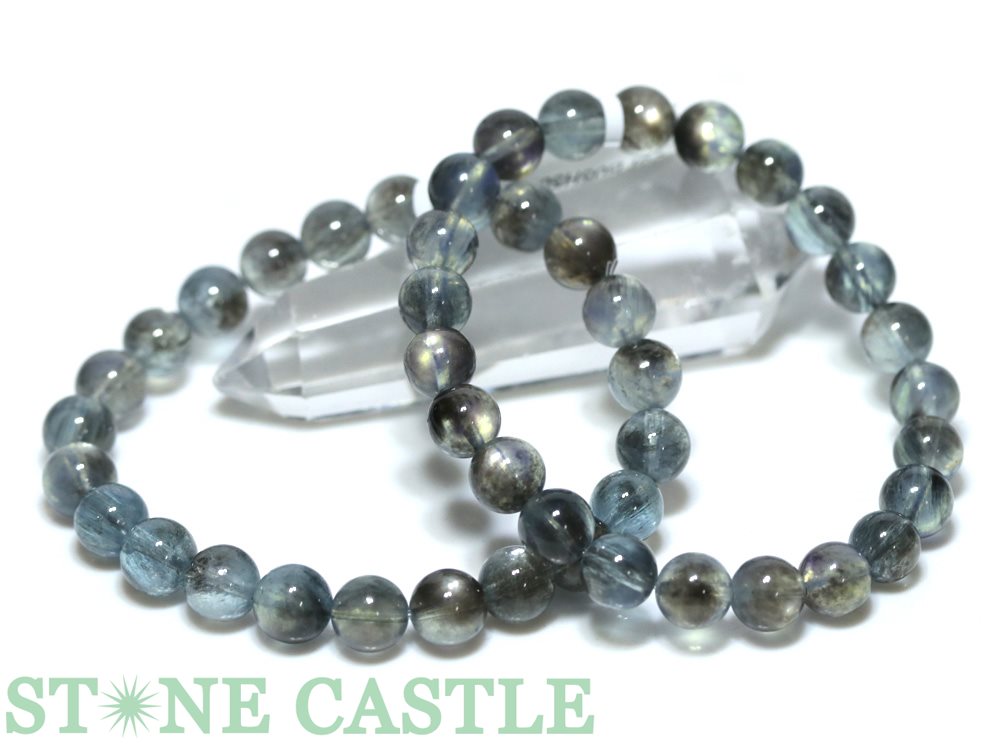 ☆高品質☆【ブレスレット】カラーチェンジアクアマリン (5A) (約8.5～9mm)【パワーストーン 天然石 アクセサリー レディース メンズ】