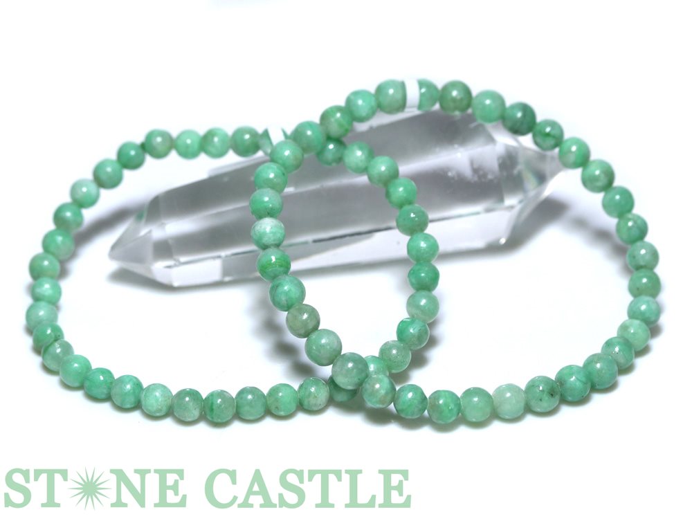 楽天市場】☆高品質☆【ブレスレット】グリーンムーンストーン (3A
