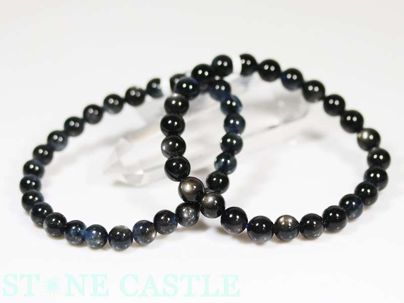 楽天市場】☆高品質☆【ブレスレット】ブラックスターアクア