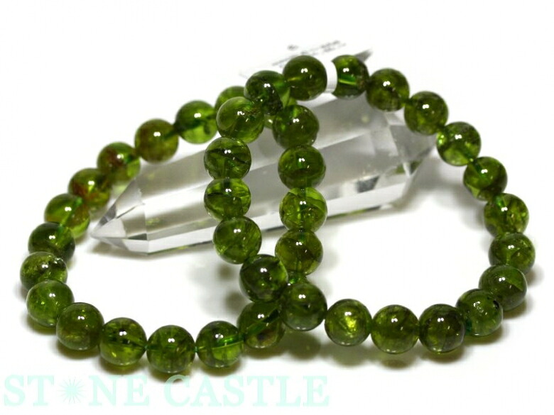 ☆高品質☆【ブレスレット】ペリドット (3A) (約9.5~10mm) 【パワーストーン 天然石 アクセサリー レディース メンズ】