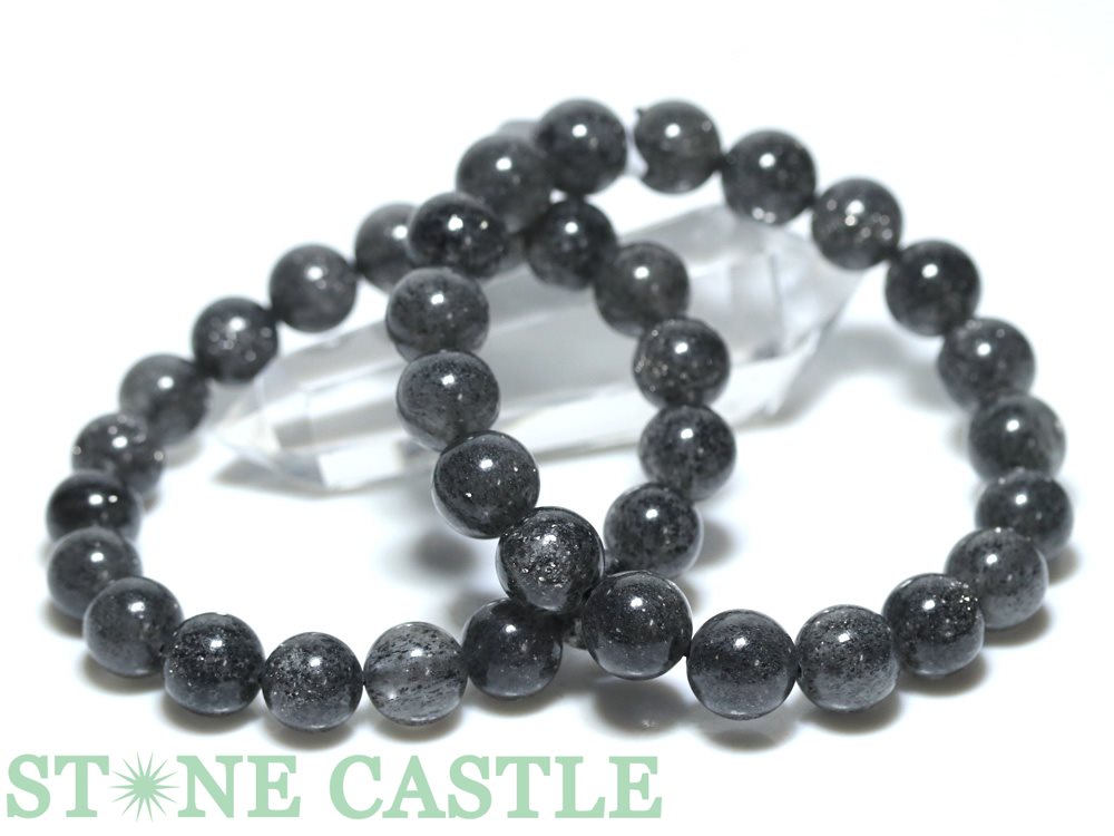 ☆高品質☆【ブレスレット】ブラックストロベリークォーツ (タンザニア産) (約12～12.5mm)※DM便・ネコポス不可※【パワーストーン 天然石 アクセサリー レディース メンズ】｜パワーストーン 石流通センター