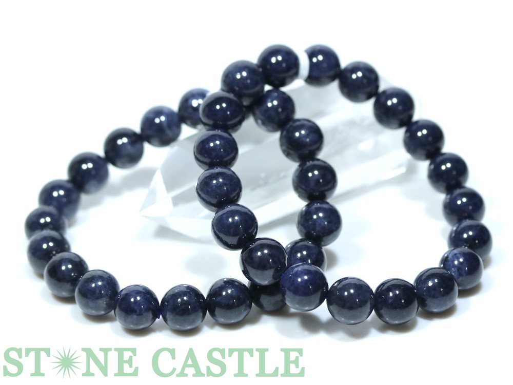 ☆高品質☆【ブレスレット】ブルーサファイア (6A) (約10.5~11mm) (ケース付)【パワーストーン 天然石 アクセサリー レディース メンズ】|パワーストーン 石流通センター