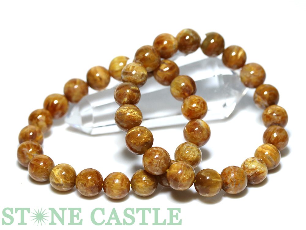 ☆高品質☆【ブレスレット】珪化木オパール キャッツアイ (バルト海産) (約10～10.5mm)【パワーストーン 天然石 アクセサリー レディース メンズ】｜パワーストーン 石流通センター