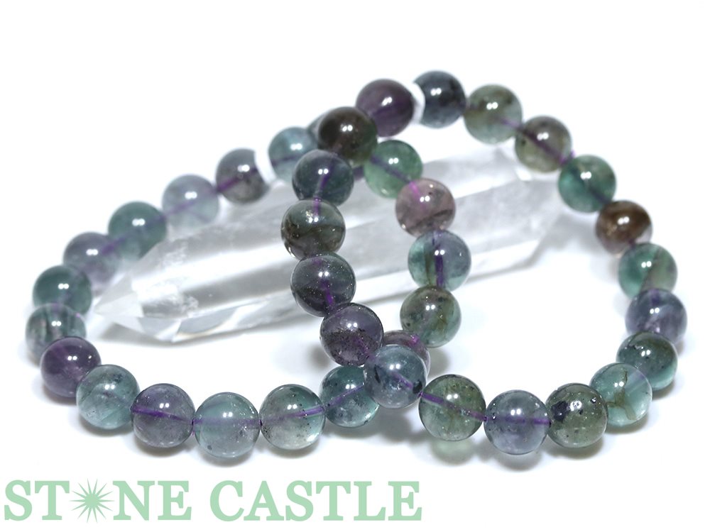 楽天市場】☆高品質☆【ブレスレット】フローライト&パイライト共生鉱