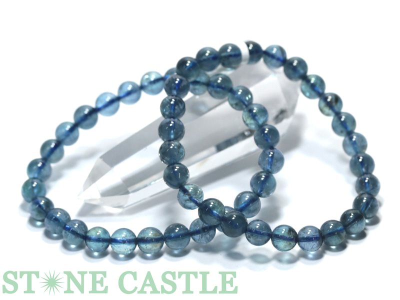 楽天市場】☆高品質☆【ブレスレット】ディープアクアマリン (3A) (約8