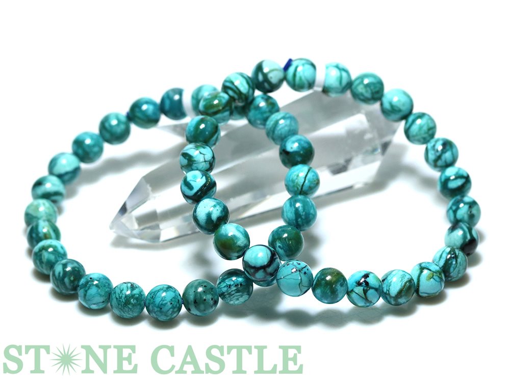 ☆高品質☆【ブレスレット】ペルシャブルーオパール (イラン産) (約8～8.5mm)【パワーストーン 天然石 アクセサリー レディース メンズ】
