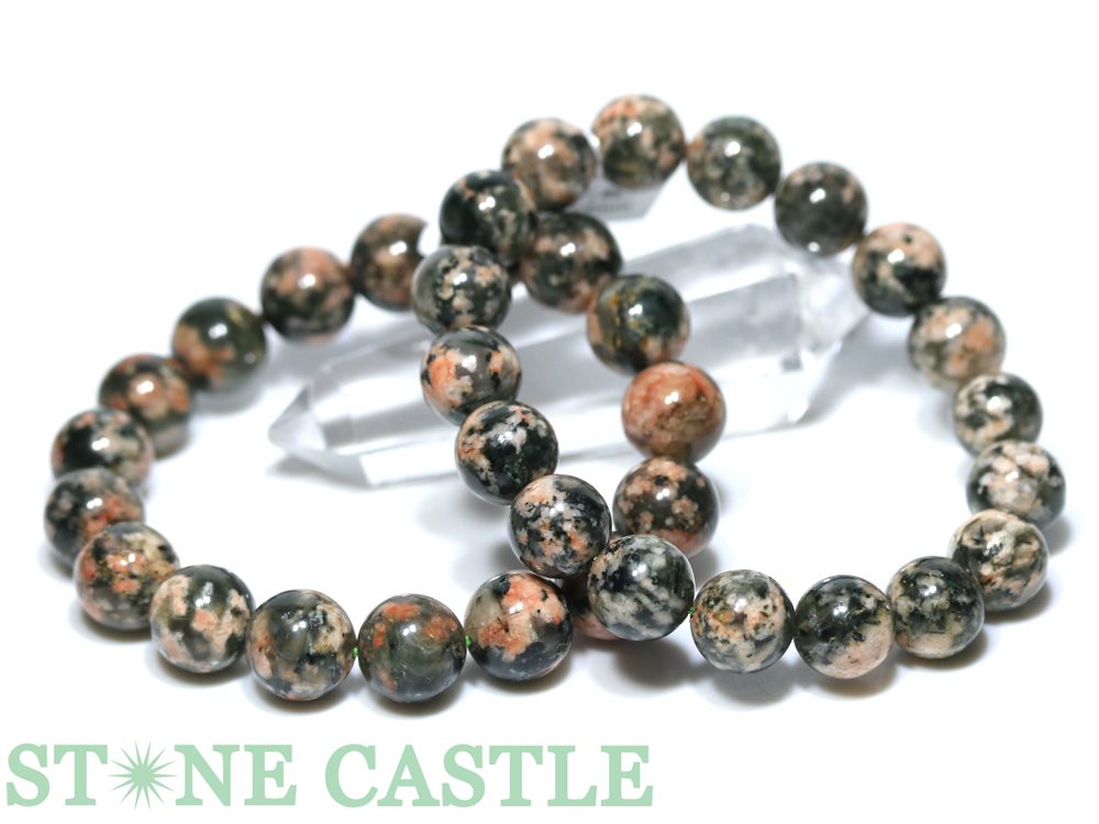 ☆高品質☆【ブレスレット】桜グリーンルチルクォーツ (緑) (約12～12.5mm)【パワーストーン 天然石 アクセサリー レディース メンズ】