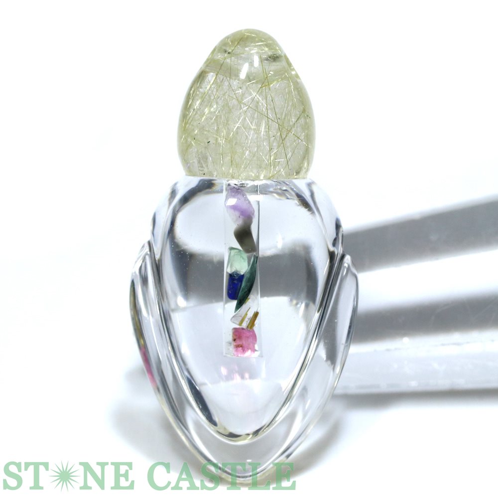 ☆一点物☆【ペンダント】天然水晶 (2A) チャクラボトル No.07【パワーストーン 天然石 アクセサリー レディース メンズ】