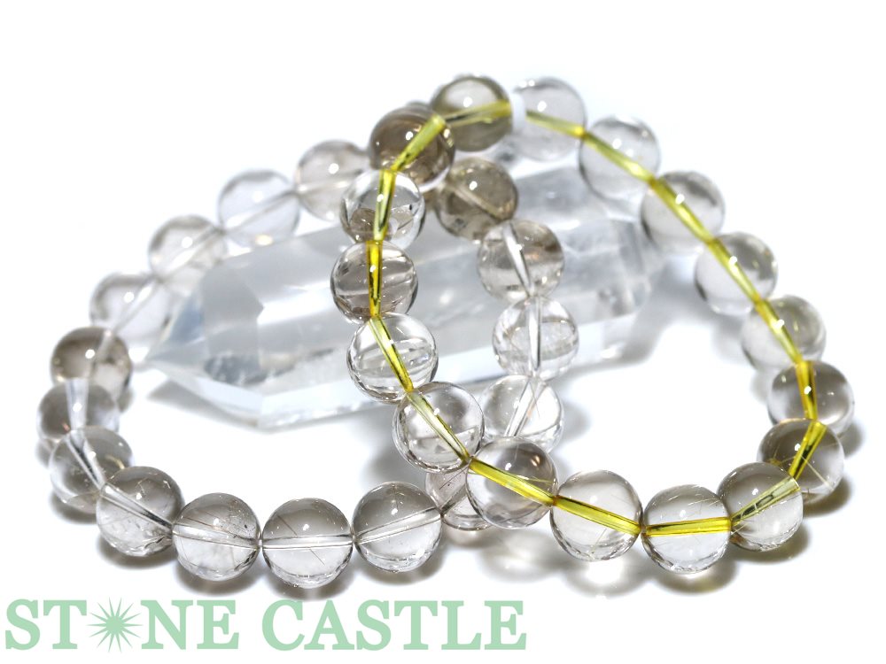 ☆高品質☆【ブレスレット】山梨水晶 (約12.5～13mm)【パワーストーン 天然石 アクセサリー レディース メンズ】