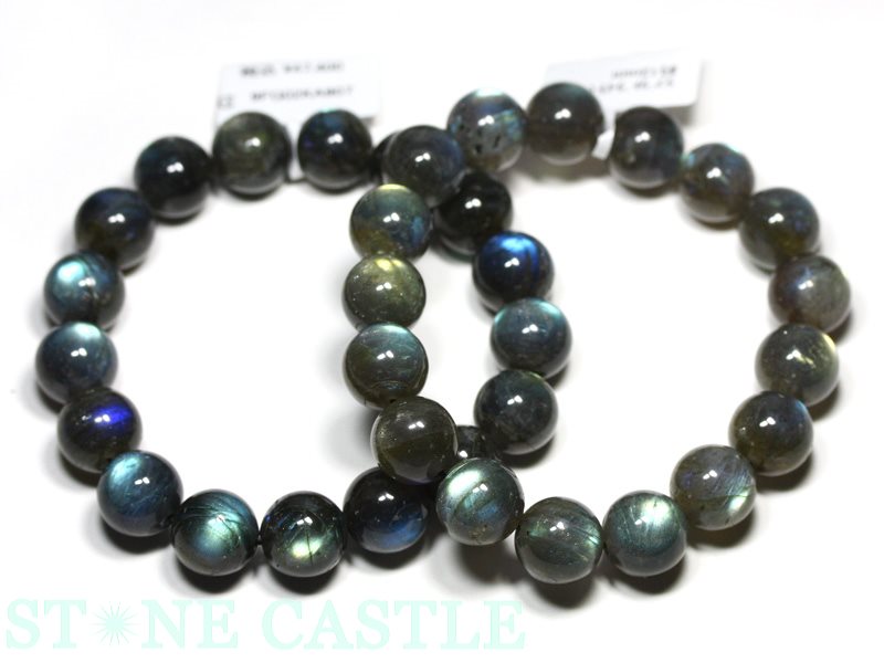 ☆高品質☆【ブレスレット】ラブラドライト (最高級) (約10mm) 高品質】ラブラドライトブレスレット約10mm/霊性、直感力 | -縁 enishi-