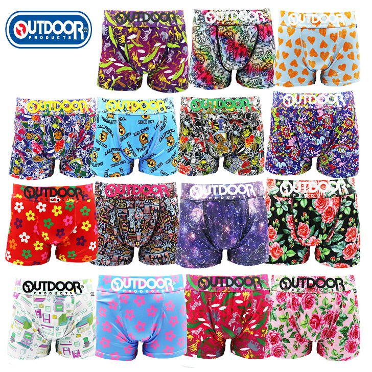 楽天市場】【フィット3枚組】OUTDOORメンズ ボクサーパンツ 太ゴム限定