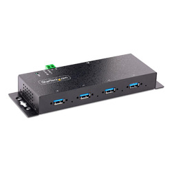 StarTech.com USBハブ/USB 3.0/USB-A - 4xUSB-A/メタル筐体/ESD/産業・業務用(5G4AINDNP-USB-A-HUB) 目安在庫=△|コンプモト 店