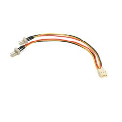 PC電源ケーブル/3ピン冷却ファン分岐/15cm/3-3ピン/メス・オス(TX3SPLITTER)　目安在庫=△