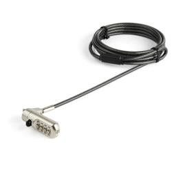 ＳｔａｒＴｅｃｈ．ｃｏｍ ノートPC用ロック／スチールワイヤー／2m／4桁ダイヤル錠／Nano(LTLOCKNANO) 取り寄せ商品