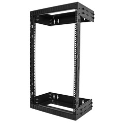 ＳｔａｒＴｅｃｈ．ｃｏｍ サーバーラック/壁面設置型/18U/19インチ/2ポスト/奥行調整可能(RACK-18U-20-WALL-OA) 取り寄せ商品｜コンプモト　店