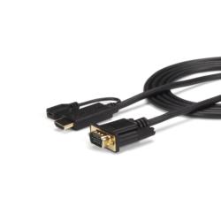 StarTech.com ディスプレイ変換ケーブル/HDMI - VGA/1.8m/1080p/ブラック(HD2VGAMM6) 目安在庫\u003d△
