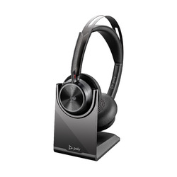 HP(Inc.) Poly Voyager Focus 2 USB-Cドングル付 +USB-A 変換アダプタ付 充電スタン(9T9J6AA#AC3) 取り寄せ商品