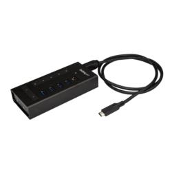 StarTech.com USBハブ/USB 3.0/USB-C - 5xA+2xC/AC/2.4A充電/メタル筐体(HB30C5A2CST) 目安在庫=△｜コンプモト　店