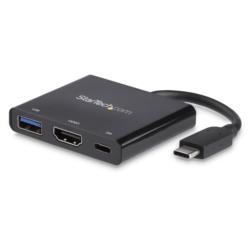 StarTech.com USBマルチハブ/USB-C/4K30Hz HDMI/60W PD/1x USB/TB3(CDP2HDUACP) 目安在庫=△|コンプモト 店