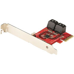 ＳｔａｒＴｅｃｈ．ｃｏｍ PCI Expressカード/x2/4x SATA 3.0/6Gbps/RAID無/ロープロ対応(4P6G-PCIE-SATA-CARD) 目安在庫\u003d△