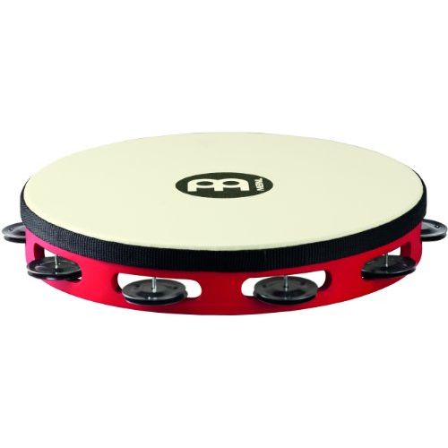 MEINL マイネル 1 row black plated steel jingles red(TAH1BK-R-TF) 取り寄せ商品