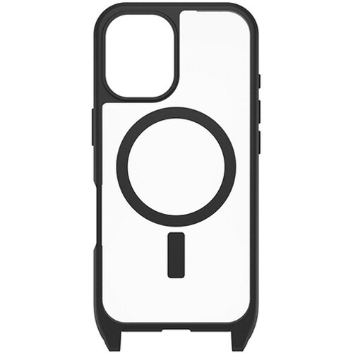 オッターボックス iPhone 16用ケース React Necklace ブラッククリスタル(クリア/ブラック) 1個(77-96818) 取り寄せ商品