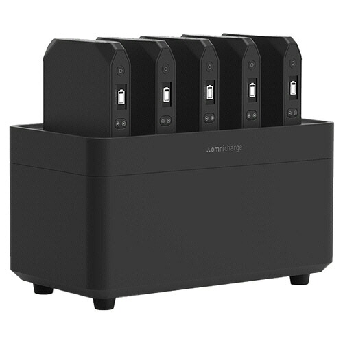 オムニチャージ ポータブル充電ステーション Omni Power Station20+(5X) 5ベイ 1台(PC35C001) 取り寄せ商品