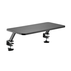 グリーンハウス GREEN HOUSE GH-DKBE1-BK ディスプレイ台クランプ式　600x260mm　ブラック 取り寄せ商品